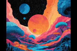 design creative album cover art or music artwork