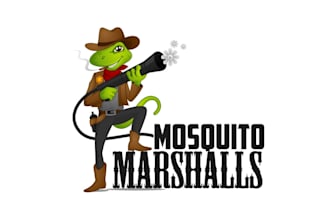design mascot custom mosquito control logo