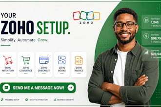 setup zoho inventory zoho commerce zoho checkout zoho books zoho invoice