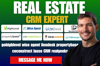 gohighlevel wise agent liondesk propertybase coconstruct lasso CRM realgeeks