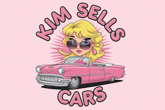 create a unique automotive and car logo design