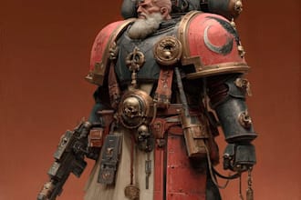 draw warhammer illustration based on your description
