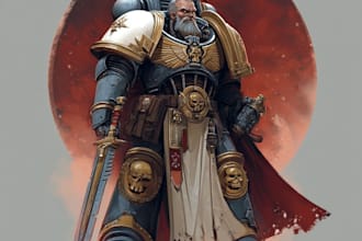 design your warhammer 40k oc character or space marine