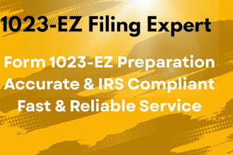 file irs form 1023 ez for nonprofit 501c3 tax exemption