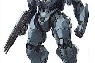 high quality robot, mecha concepts