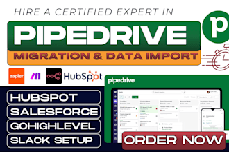 migrate to pipedrive crm hubspot salesforce zoho gohighlevel excel google sheets