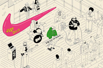 brand,key visual, illustration,art work