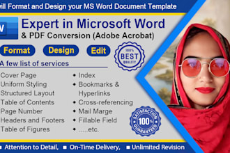 format and design your ms word document template