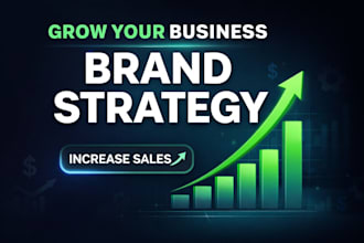 create a professional brand strategy and marketing plan for business growth
