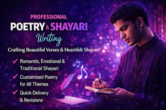 write personalized shayaris and poetry for any occasion