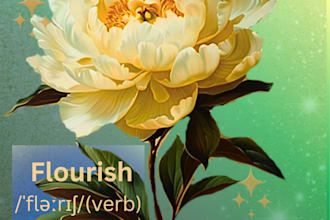 design aesthetic floral posters with a clean and modern style