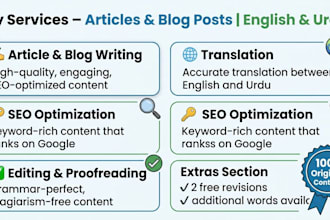 write SEO content and provide accurate translation services