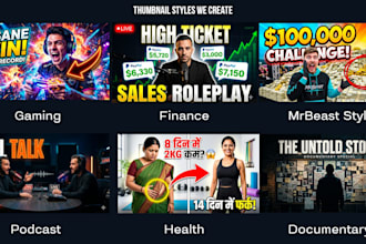 design high CTR gaming youtube thumbnails