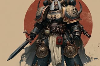 draw custom warhammer 40k space