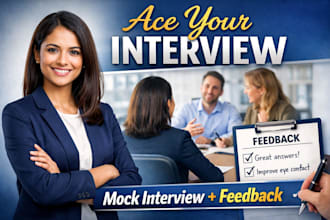 provide interview preparation and mock interview coaching
