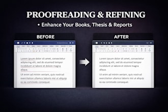 provide executive proofreading and structural editing for your documents