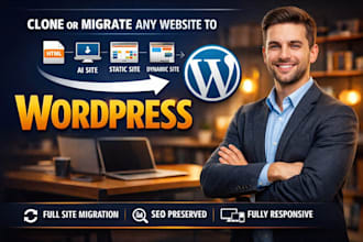 clone or migrate hostinger, ai website design, lovable site to wordpress