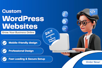 create wordpress website for your business growth