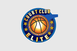 create a yet appealing logo for a basketball referee group