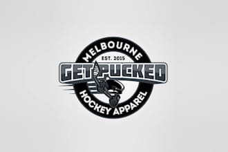 create a great logo identity for hockey apparel start up