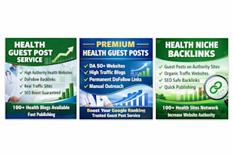 do high da health guest post with authority baacklinks