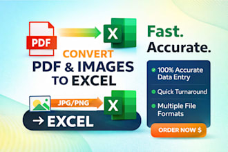 convert PDF, jpg, png, scanned files to excel or word