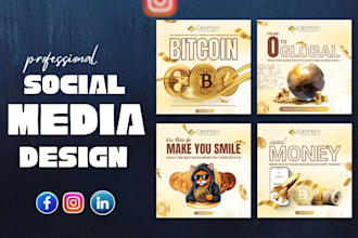 design facebook ad creatives, instagram posts, and  social media post design