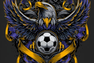 design enduring fantasy football soccer golf baseball club tournament logo