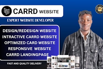 design carrd website, redesign carrd landing page, squarespace fix carrd co