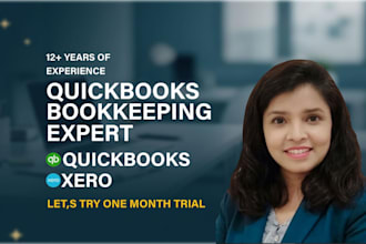 provide quickbooks and xero bookkeeping, clean up with financial reports
