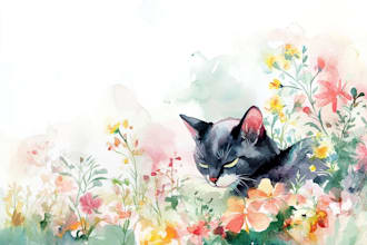 draw a watercolor illustration