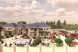 do 3d animation of exterior and interior of residential