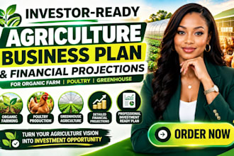 investor ready organic farm poultry greenhouse agriculture startup business plan