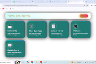 convert your design to responsive HTML CSS js website