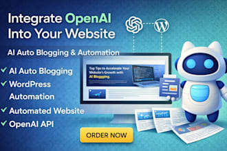 integrate chatgpt openai API in wordpress for ai chatbot and auto blogging