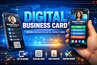 create professional digital business card
