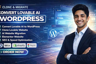 migrate lovable website to wordpress, wix, shopify, squarespace, lovable ai app