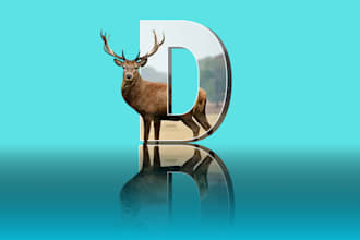 design professional letter typography, logo design for you