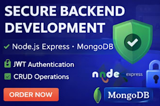 build secure rest API with jwt auth and mongodb