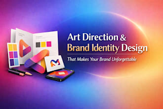 be your art director and brand maker and art director specialist