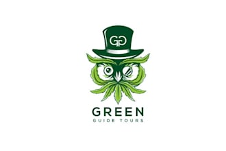 design mascot marijuana tour logo