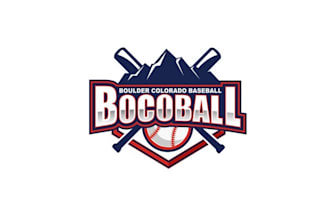 design awesome boulder indoor baseball and softball logo