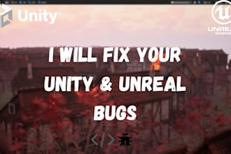 debug and improve your game project on unity unreal cpp and cs