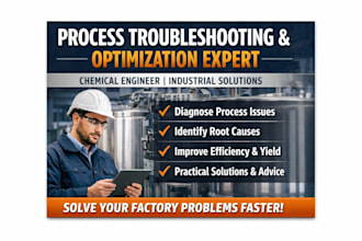 troubleshoot and optimize your chemical or industrial process