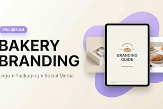 bakery brand identity and packaging design