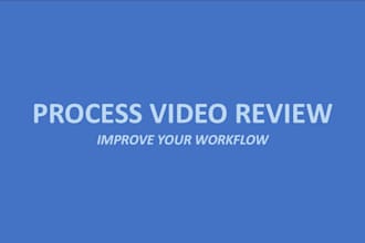 review your manufacturing process video and give improvement suggestions