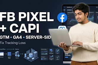 setup server side tracking with GTM for facebook google and tiktok