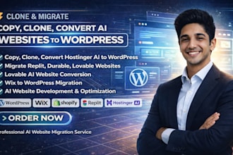 copy clone convert hostinger ai, replit, durable, lovable to wix and wix studio