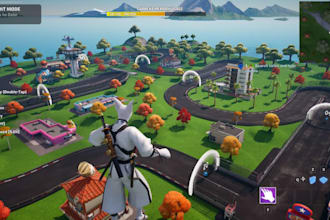 develop your fortnite uefn ideal map, 1v1, tycoon map, zonewars, box fight map