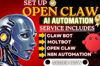 setup openclaw ai automation with clawdbot, moltbot and n8n workflows